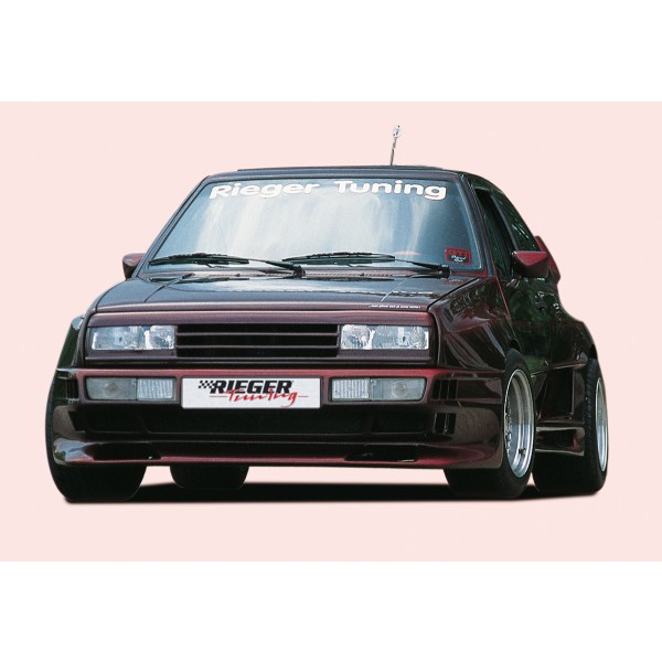 Rieger kompletný predný nárazník widebody II pro Volkswagen Golf 2,  GFK (laminát), bez výřezů pro mlhová světla