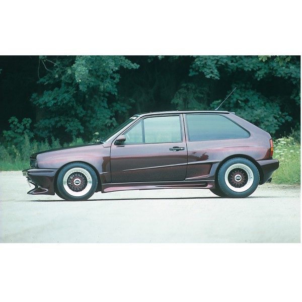 Rieger kompletný predný nárazník widebody II pro Volkswagen Polo 2/3 kupé,  GFK (laminát)