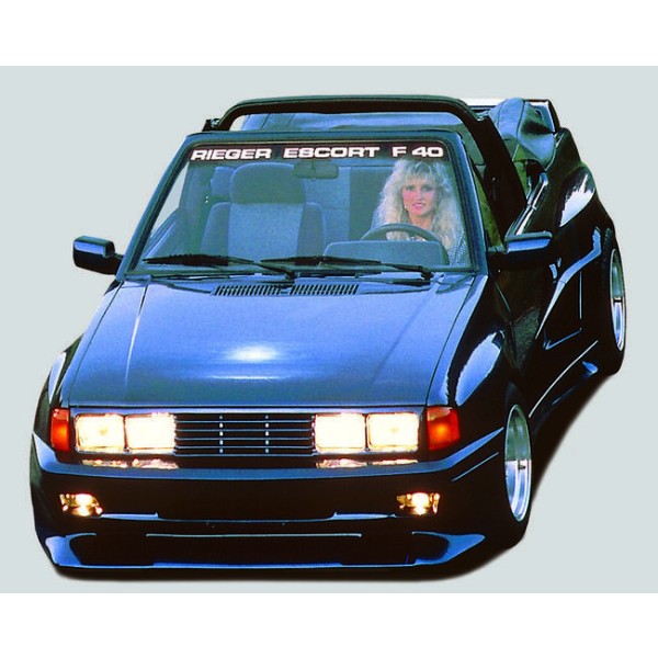 Rieger dverný diel widebody II pro Ford Escort 4 3-dver., 07/88-10/90,  GFK (laminát), mont. strana ľavá