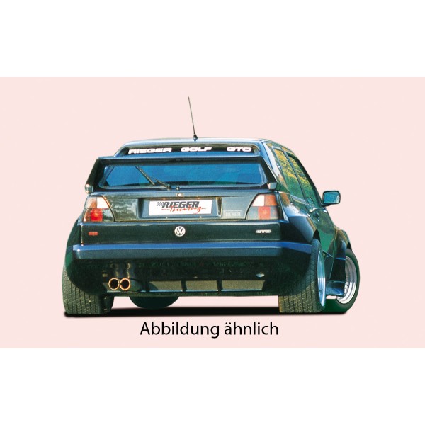 Rieger kompletní zadný nárazník pre Volkswagen Golf 2,  GFK (laminát)