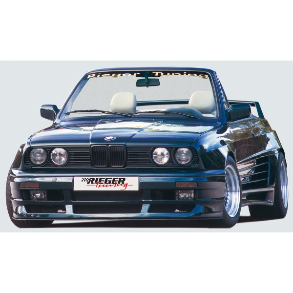 Rieger kompletný predný nárazník widebody II pro BMW rad 3 E30,  GFK (laminát)