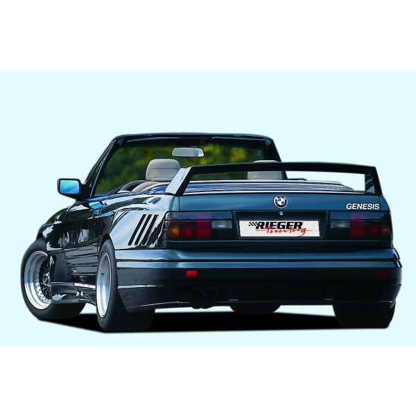 Rieger kompletní zadný nárazník widebody II pro BMW rad 3 E30,  GFK (laminát)
