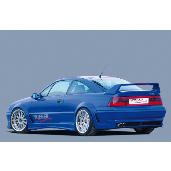 Rieger spoiler pod zadný nárazník widebody II pro Opel Calibra A 3-dver. r.v. 03/90-,  GFK (laminát), pravý