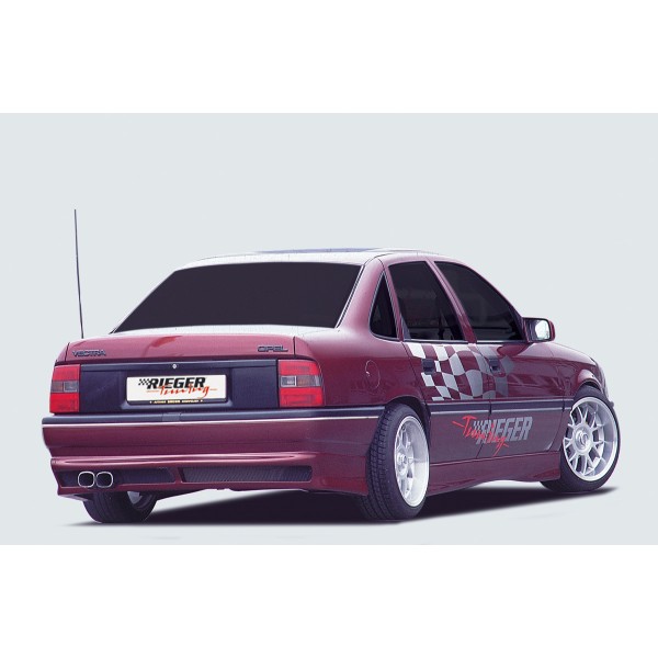 Rieger spojler pod zadný nárazník pre Opel Vectra A notchback,  GFK (laminát)