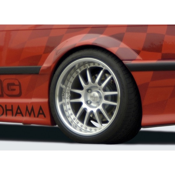 Rieger lem blatníku widebody II pro BMW rad 3 E36 kabriolet, kupé,  GFK (laminát), mont. strana ľavá