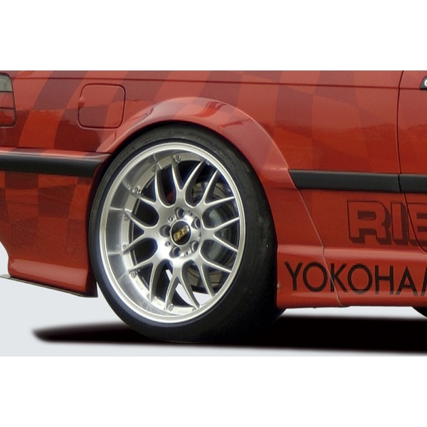 Rieger lem blatníku widebody II pro BMW rad 3 E36 kabriolet, kupé,  GFK (laminát), mont. strana pravá