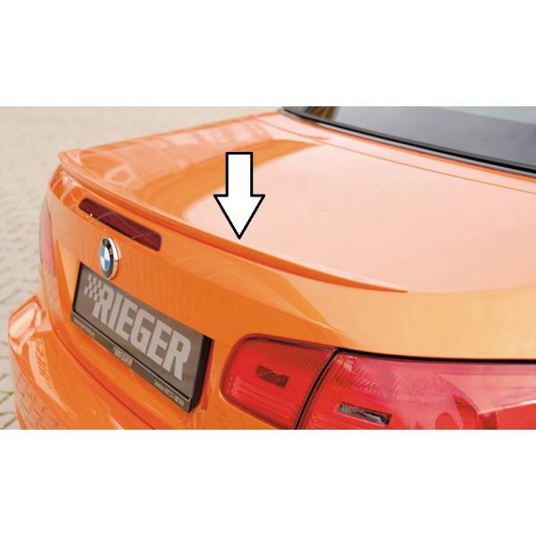 Rieger lišta na hranu veka kufra pre BMW rad 3 E93 kabriolet vr. faceliftu