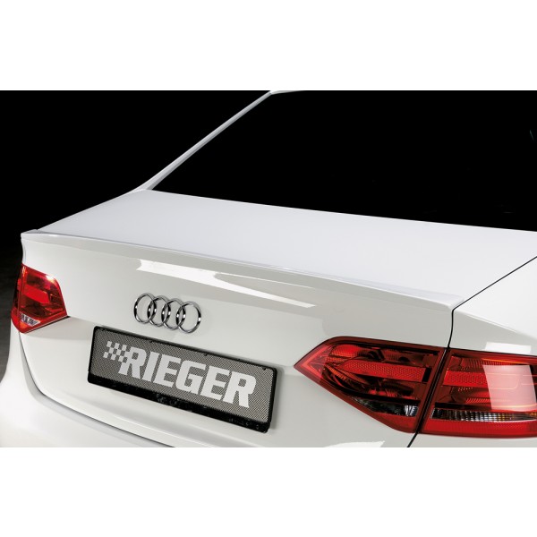 Rieger lišta na hranu veka kufra pre Audi A4 B8, B81 sedan pred faceliftom