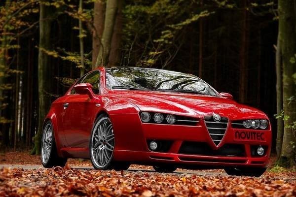 Alfa Romeo Brera - Predný podnárazník NOVITEC