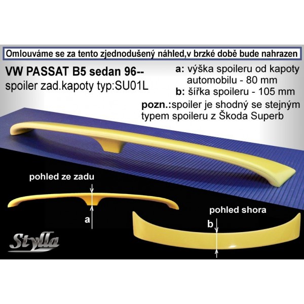 Krídlo - VW Passat sedan 3B2 96-00 IV.