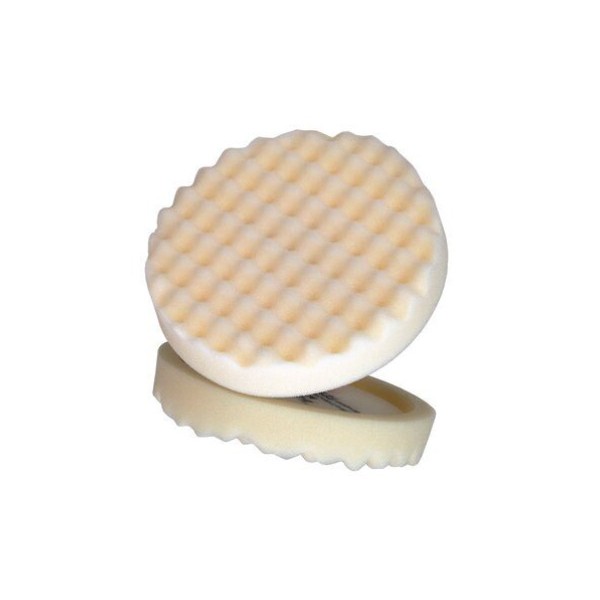 Penový leštiaci kotúč 3M, vrúbkovaný, biely, 203 mm