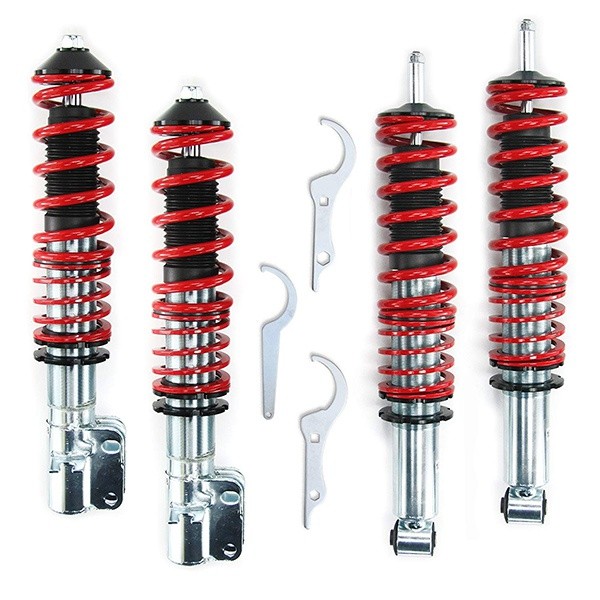 VW Scirocco I (53), výškovo nastaviteľný podvozok, JOM Red Line