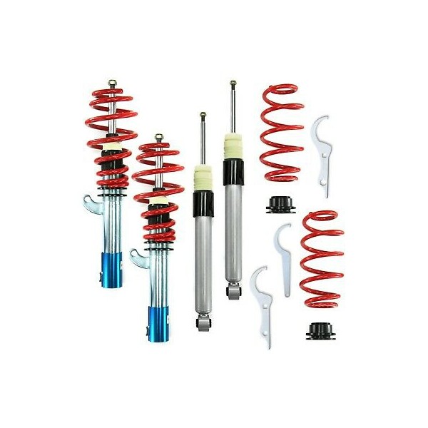 Seat Leon (typ 5F) vrátane ST a 4Drive, zaťaženie PN do 1080 kg, viacprvková ZN, výškovo nastaviteľný podvozok, JOM Red Line