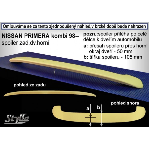 Krídlo - NISSAN Primera combi 98-02