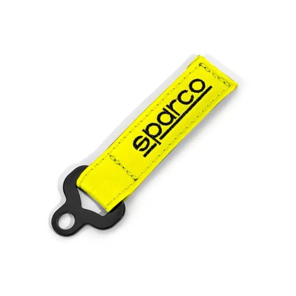 Prívesok na kľúče Sparco ve tvaru tažného oka, farba: žltá