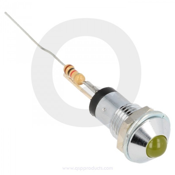QSP - LED kontrolka 6 - 12V LED žltá
