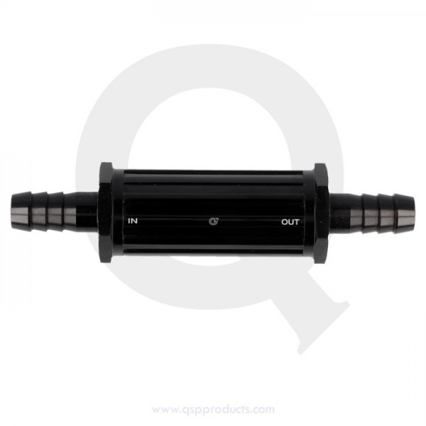 QSP - palivový filter čierny 15mm
