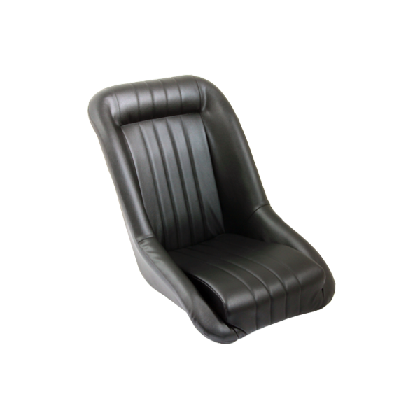 Športová sedačka QSP pevná - čierna vinyl CLASSIC