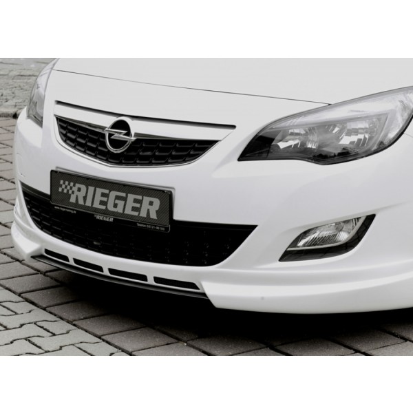 Rieger Tuning spojler pod originálny predný nárazník pre Opel Astra J 5-dvere. Hatchback / Šport Tou