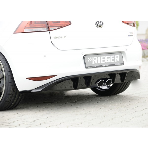 Rieger Tuning vložka zadného nárazníka pre Volkswagen Golf VII 3/5-dvere. facelift, r.v. od 10/12