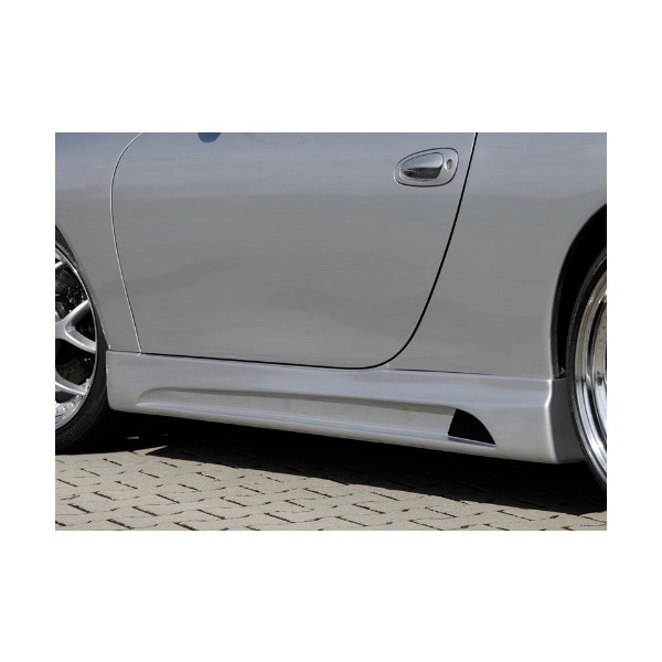 Rieger tuning bočné prahy s prelisom a výrezom pre Porsche 911 Typ 996 Cabrio / Coupé, r.v. od 09 /
