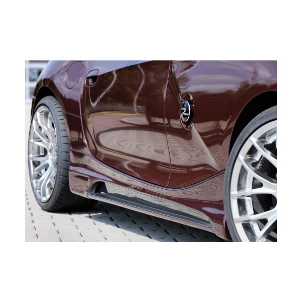 Rieger Tuning bočné prahy s prelisom a výrezmi pre BMW Z4 (E85) Roadster, r.v. od 02/03-sada