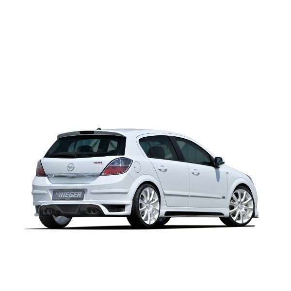 Rieger Tuning bočné prahy s prelisom a výrezmi pre Opel Astra H 5-dvere. Hatchback / Notchback, r.v.