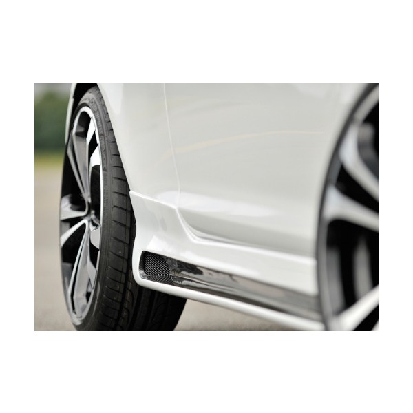 Rieger tuning bočné prahy s prelisom a výrezmi pre Opel Corsa D 3-dvere. r.v. od 07 / 06- SADA