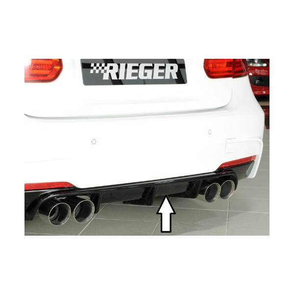 Rieger Tuning vložka do originálneho zadného nárazníka M-Series pre BMW radu 3 pre BMW radu 3 F30 (3