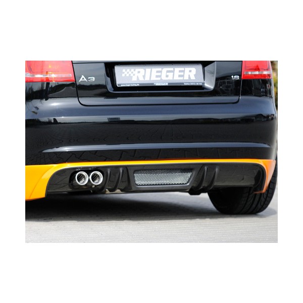 Rieger tuning spojler pod zadný nárazník pre Audi A3 (8P) 3-dvere / Cabrio, r.v. od 07 / 08-, Preved