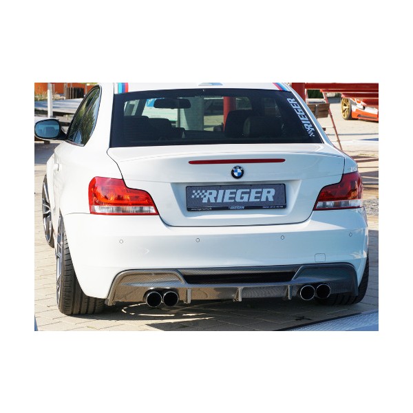 Rieger Tuning vložka zadného nárazníka pre BMW radu 1 E82 / E88 (182 / 1C) Coupé / Cabrio, r.v. od 1