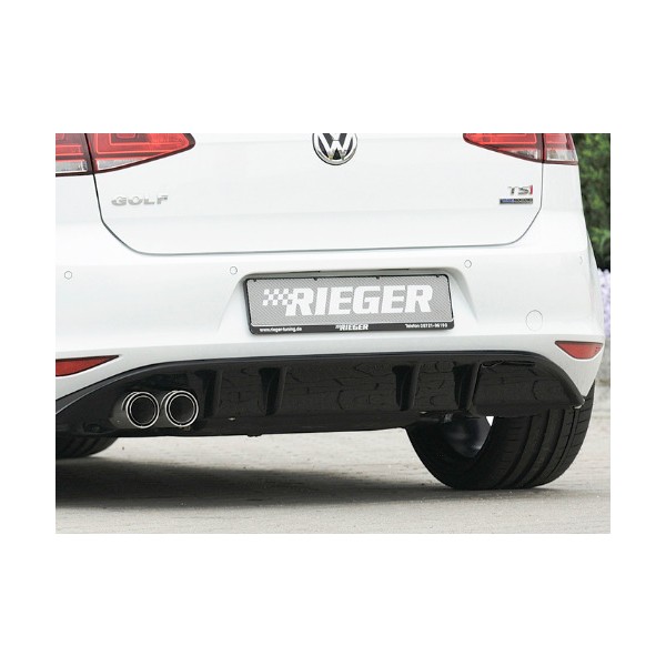 Rieger Tuning vložka zadného nárazníka pre Volkswagen Golf VII, Golf VII GTD 3/5-dvere. pred facelif