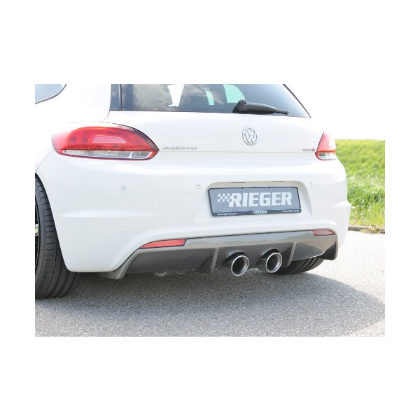 Rieger Tuning vložka zadného nárazníka pre Volkswagen Scirocco III (13) / Scirocco R (13) 2-dvere. r