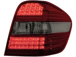 MERCEDES W164 M-Klasse - Zadné číre svetlá LED - Červeno / Dymové