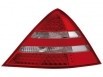 Zadné číre svetlá LED - Mercedes Benz SLK R170 00-04 červené