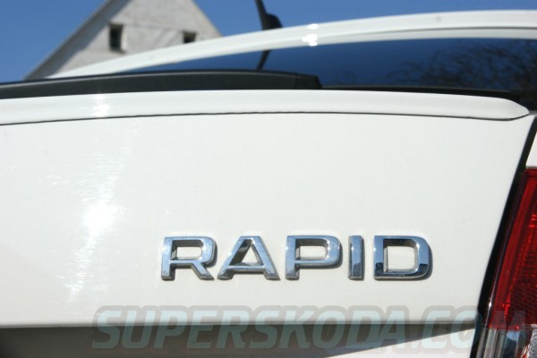 Škoda Rapid - Zadná odtrhová hrana SPORTIVE