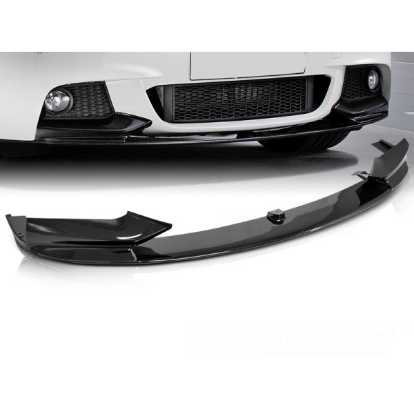 BMW F10 / F11 / F18 11-16 M-PERFORMANCE GLOSSY BLACK - predný podnárazník