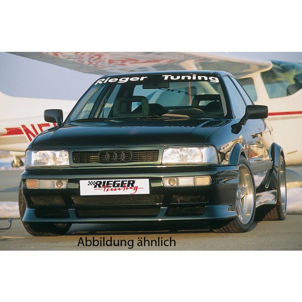 Rieger lipa pod predný nárazník widebody II pro Audi 80 89 sedan, plast ABS bez povrchovej úpravy