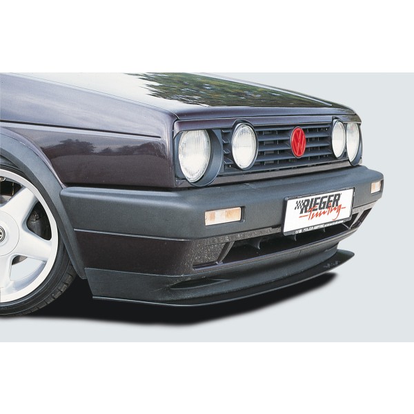 Rieger lipa pod predný nárazník pro Volkswagen Golf 2, 83-91, plast ABS bez povrchovej úpravy, pro GL, GTi od r.v. 8/89 s orig. nárazníkem