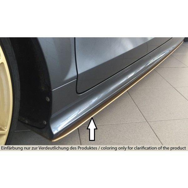 Rieger spoiler pod bočný prah mont. strana ľavá pro Audi TTS 8J kupé, roadster, r.v. 05/10-, plast ABS bez povrchovej úpravy