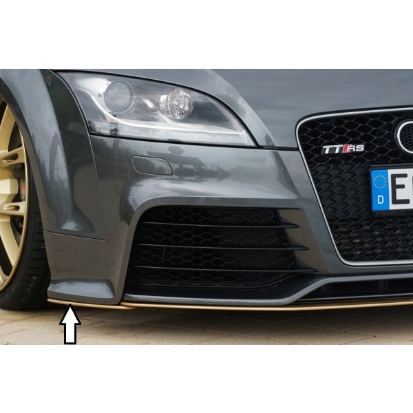 Rieger lipa pod predný nárazník na pravé straně pro Audi TT RS 8J kupé, 09/09-, plast ABS bez povrchovej úpravy