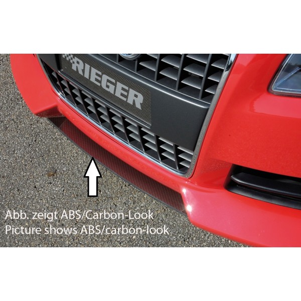 Rieger lipa pod predný nárazník S-Line Rieger pro Audi A4 8E avant, sedan po faceliftu, 11/04-, plast ABS bez povrchovej úpravy