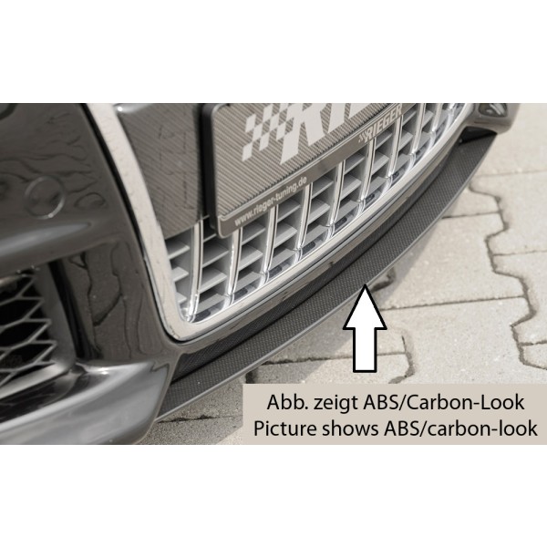 Rieger lipa pod predný nárazník Rieger pro Audi A4 8H kabriolet pred faceliftom, 04/02-12/05, plast ABS bez povrchovej úpravy