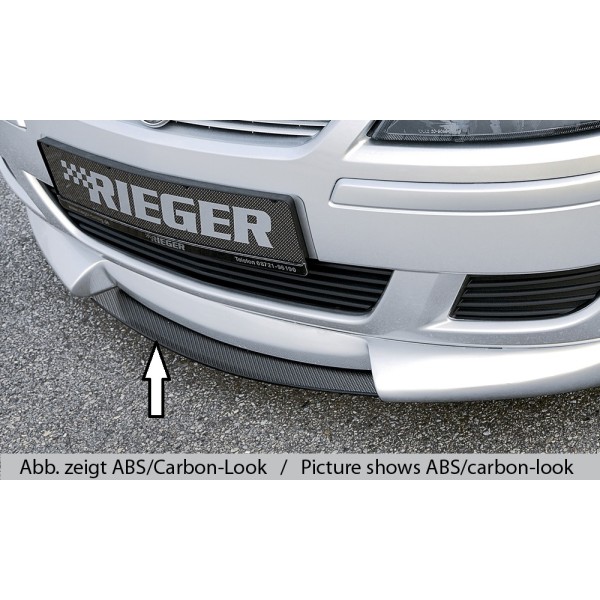 Rieger lipa pod predný nárazník Rieger pro Opel Corsa C 3-dver., 5-dver. po faceliftu, 06/03-, plast ABS bez povrchovej úpravy