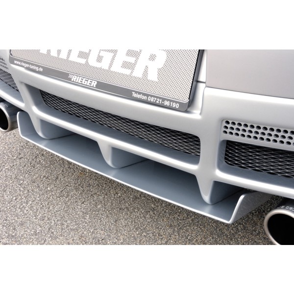 Rieger difuzor pod zadný nárazník pre Volkswagen Golf 5 1K 3-dver., 5-dver., plast ABS bez povrchovej úpravy