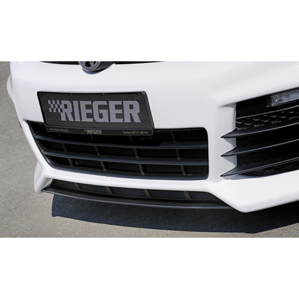 Rieger lipa pod predný nárazník Rieger pro Volkswagen Golf 6 vr. GTD, GTI 3-dver., 5-dver., kabriolet, plast ABS bez povrchovej úpravy