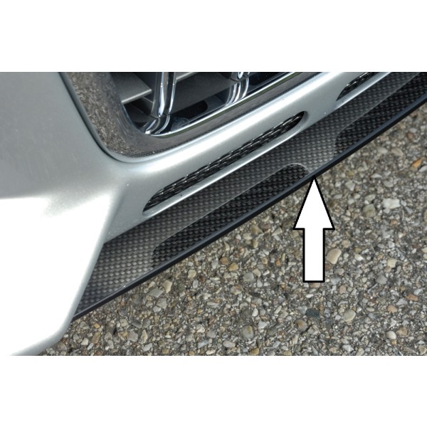 Rieger lipa pod predný nárazník Rieger pro Audi A3 8P 3-dver., 5-dver. pred faceliftom, -05/05, plast ABS s povrchovou úpravou Carbon-Look