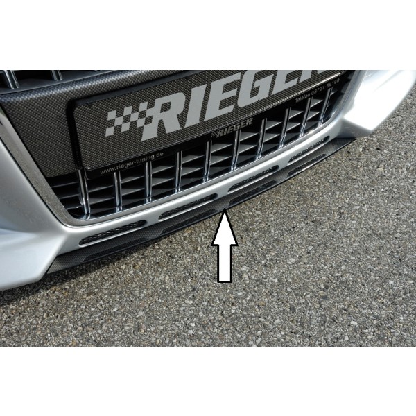 Rieger lipa pod predný nárazník Rieger pro Audi A3 8P 3-dver., 5-dver., Sportback, 06/05-06/08, plast ABS s povrchovou úpravou Carbon-Look