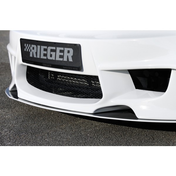 Rieger lipa pod predný nárazník Rieger pro BMW rad 1 E81, E82, E88, E87 2-dver., 4-dver., kabriolet, kupé, sedan, 09/04-08/11, 10/07-, plast ABS s povrchovou úpravou Carbon-Look