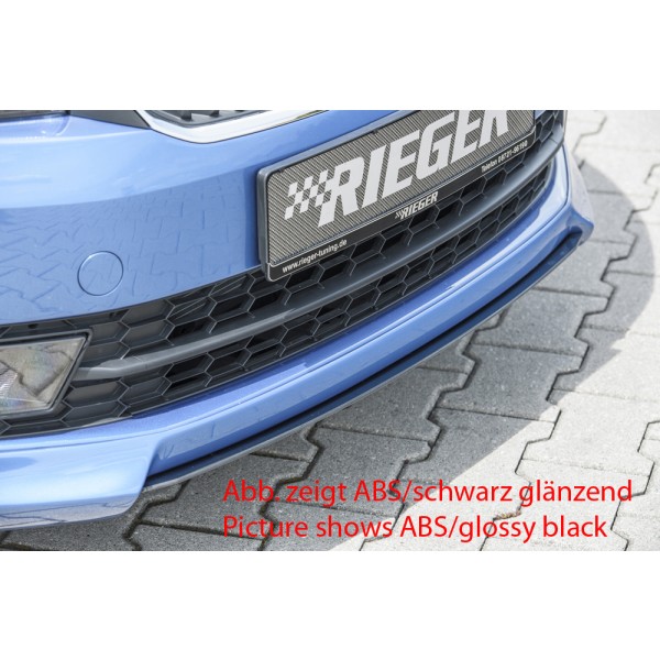 Rieger lipa pod predný nárazník Rieger pro Škoda Rapid NH notchback, spaceback vr. faceliftu, 05/17-, 07/12-04/17, plast ABS s povrchovou úpravou Carbon-Look